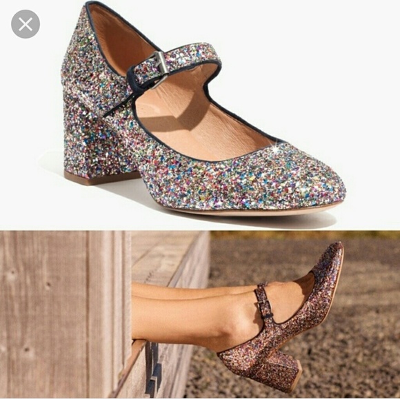 madewell glitter shoes